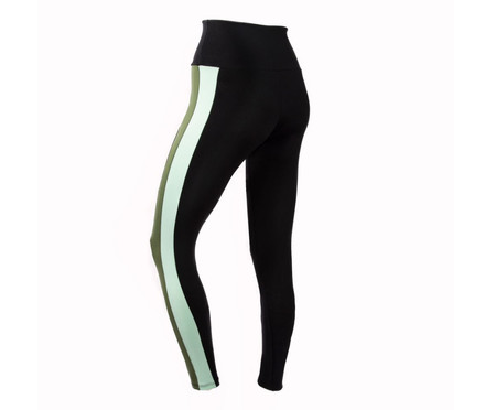 Calça Legging Damian Listra Lateral Preta | WestwingNow