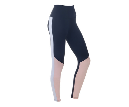 Legging Jane Tricolor, Preto | WestwingNow