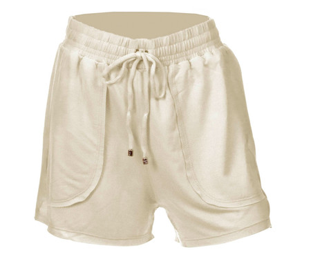 Short Comfort Moletom Branco