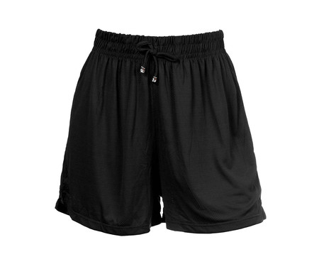 Short Esportivo Banana Rosa Dry Fit Preto | WestwingNow