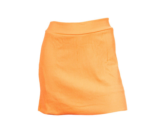 Short Saia Banana Rosa Bech Tennis Texturizado Laranja Neon, Laranja | WestwingNow