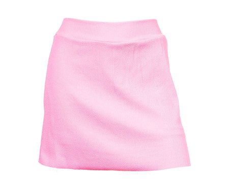 Short Saia Banana Rosa Bech Tennis Texturizado Rosa Barbie | WestwingNow