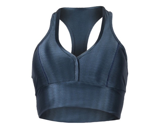 Top Esportivo Nadador High UV50+ Azul Petróleo, Azul | WestwingNow