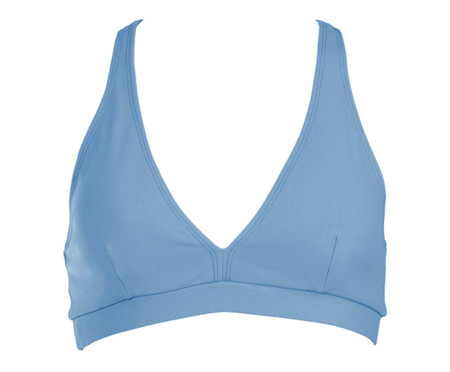 Top V Esportivo Nadador Bojo Azul Celeste