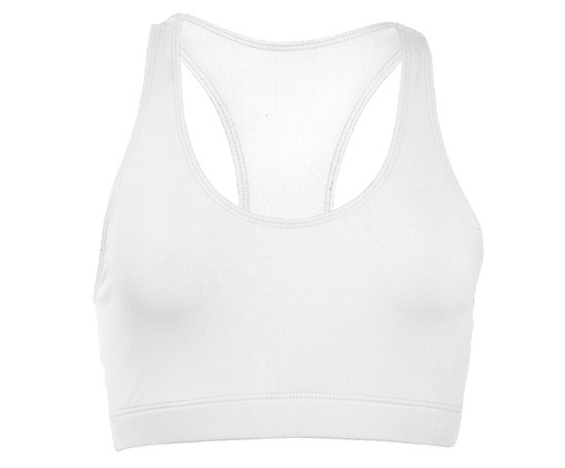 Top Esportivo Básico Color Branco, Branco | WestwingNow