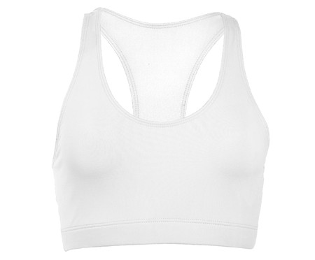 Top Esportivo Básico Color Branco