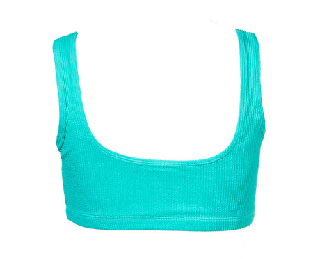 Top Esportivo Reto Beach Tennis Texturizado Verde Menta | WestwingNow