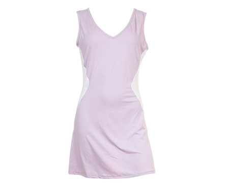 Vestido Beach Tennis Banana Rosa Dry Fit Lilás Candy