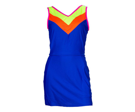 Vestido Beach Tennis Banana Rosa Azul Royal | WestwingNow