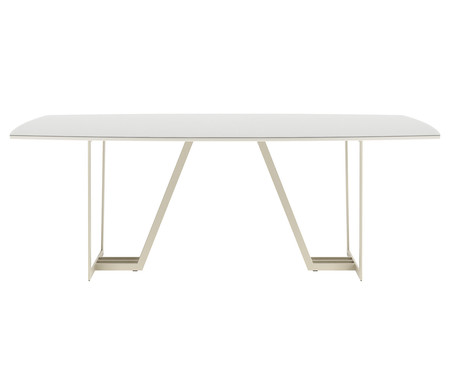 Mesa Albany 2.2 M2 Off-White Fosco e Champanhe | WestwingNow