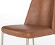 Jogo de Cadeiras Lucille Champanhe e Caramel, Natural | WestwingNow