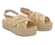 Flatform Palha Natural Fortunato, Colorido | WestwingNow