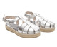 Sandália Fisherman Metallic Prata Foglietti, Colorido | WestwingNow