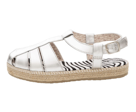 Sandália Fisherman Metallic Prata Foglietti | WestwingNow