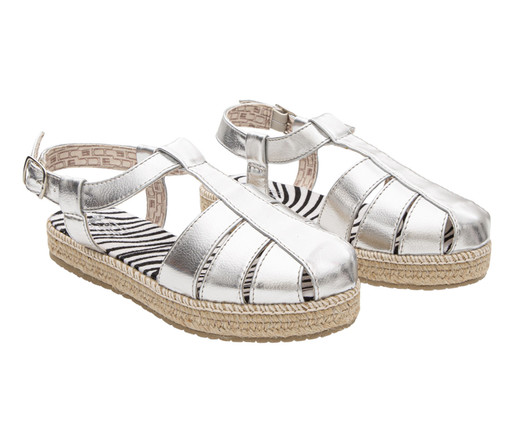 Sandália Fisherman Metallic Prata Foglietti, Colorido | WestwingNow