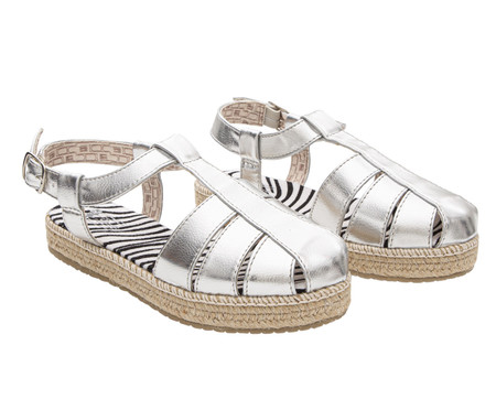 Sandália Fisherman Metallic Prata Foglietti | WestwingNow