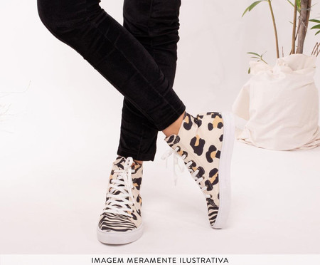 Tênis De Cano Alto Animal Print Eilert | WestwingNow