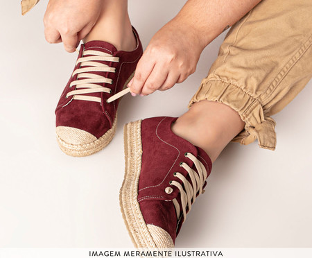 Tênis Feminino Pitzer Corda Marsala | WestwingNow