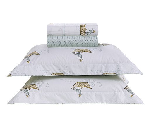 Jogo de Lençol Marinai Branco 200 Fios, Branco | WestwingNow