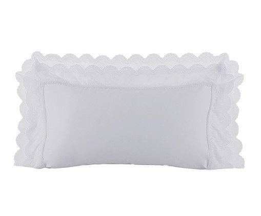 Fronha Romanza Branco, Branco | WestwingNow