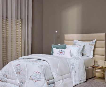 Edredom Estampado Infantil Caravella 200 Fios | Westwing