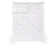 Jogo de Cobre-Leito Estampado Infiorata 300 Fios, Branco | WestwingNow