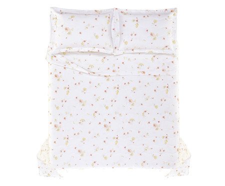Jogo de Cobre-Leito Estampado Infiorata 300 Fios | Westwing