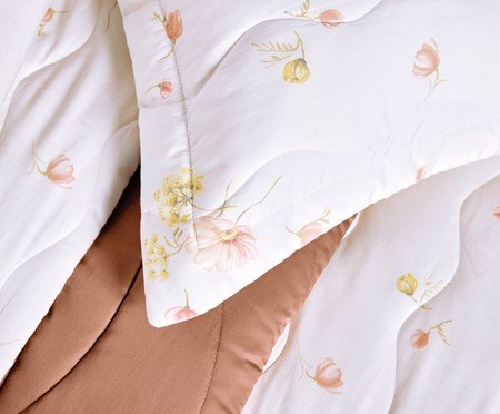 Jogo de Cobre-Leito Estampado Infiorata 300 Fios | Westwing