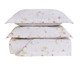 Jogo de Cobre-Leito Estampado Infiorata 300 Fios, Branco | WestwingNow