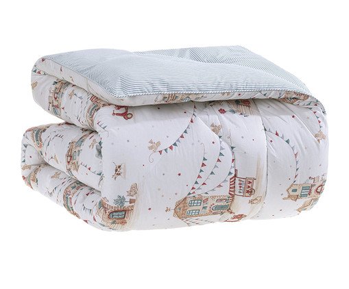Edredom Estampado Infantil Tutte Belle 200 Fios, Branco | WestwingNow