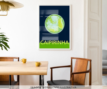 Quadro Caipirinha A2 com Moldura Branca | WestwingNow