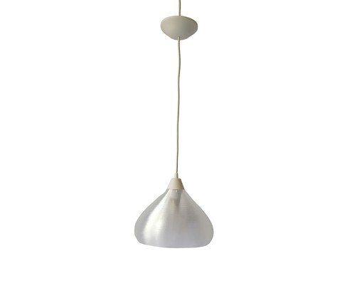 Pendente Vapor Grande com Cabo Branco e Cúpula Translúcida, white | WestwingNow