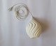 Arandela Fluxus Médio com Cabo Branco e Cúpula Branca, white | WestwingNow