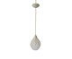 Pendente Fluxus Médio com Cabo Branco e Cúpula Translúcida, white | WestwingNow