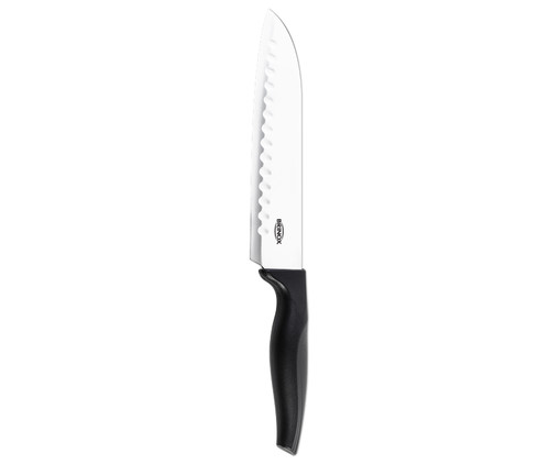 Faca em Inox Santoku Cross, Preto | WestwingNow