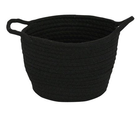 Cesto Round Gist Cotton Black | Westwing