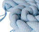 Almofada Protetora para Berço Trança Evolutivo Minimalist - Azul Claro, Azul Claro | WestwingNow