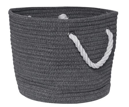 Cesto Square Gist Cotton Grey | Westwing