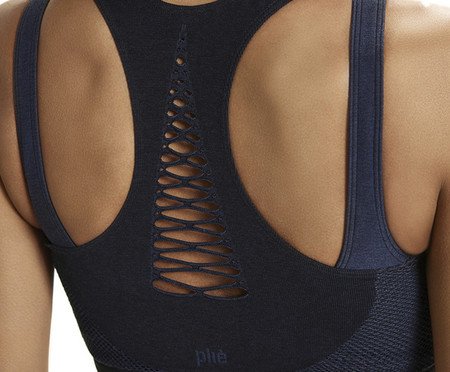 Top Fitness Mescla Duplo Azul Mescla | Westwing