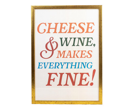 Pôster Cheese e Wine | WestwingNow