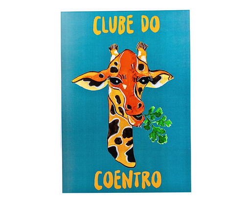 Pôster Girafa Coentruda, Colorido | WestwingNow