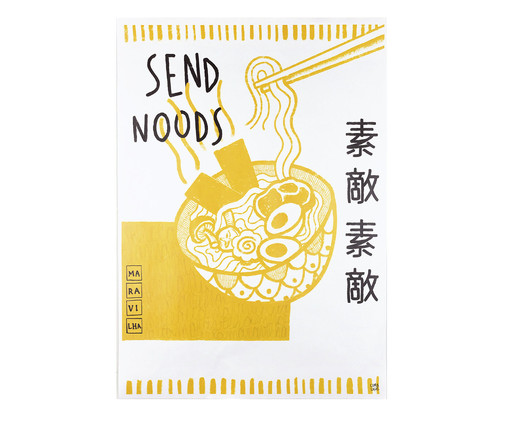 Pôster Send Noods, Colorido | WestwingNow