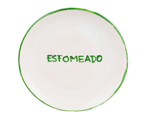 Prato de Sobremesa Esfomeado  Verde, Colorido | WestwingNow