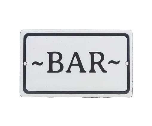 Placa Decorativa Bar, Colorido | WestwingNow