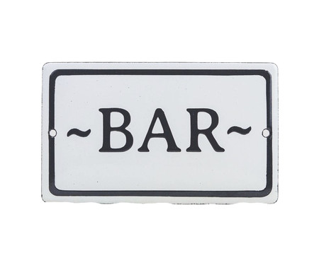 Placa Decorativa Bar