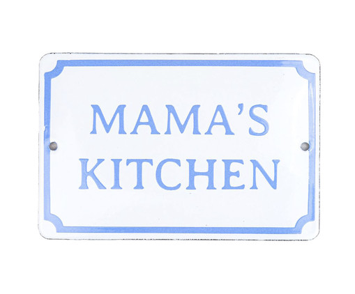 Placa Decorativa Mamas Kitchen, Colorido | WestwingNow