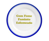 Prato Porcelana com Fome, Faminto, Esfomeado | WestwingNow