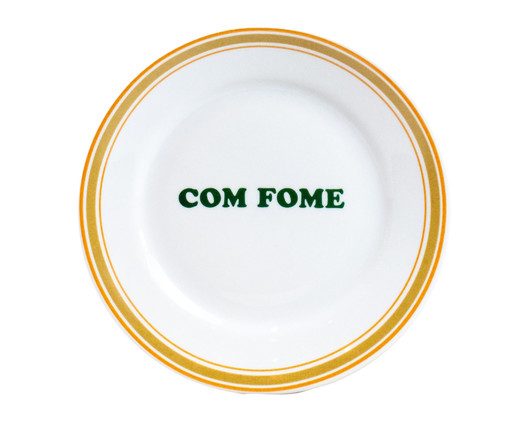 Prato Porcelana com Fome, Colorido | WestwingNow