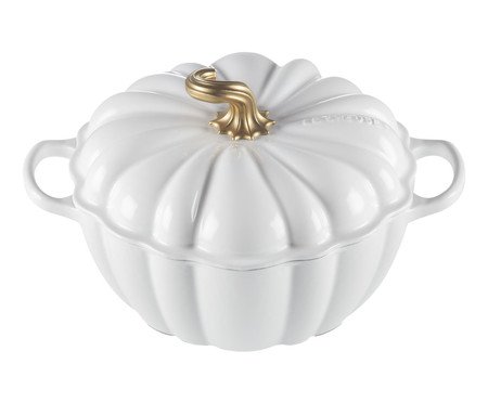 Panela Abóbora Signature Halloween Branco - 24cm | Westwing