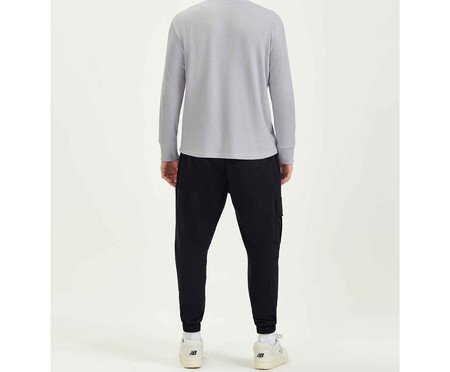 Blusa Manga Longa Cinza Claro | Westwing